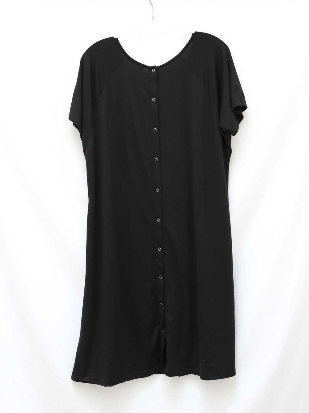 Ekouaer Nursing Delivery Labor Hospital Nightdress Short Sleeve Maternity Dress - Picture 5 of 8